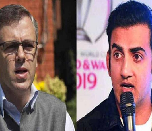 उमर अब्दुल्ला के ‘जम्मू-कश्मीर के लिए अलग PM की मांग’ पर ट्विटर पर भिड़े गौतम गंभीर – दिया करारा जवाब