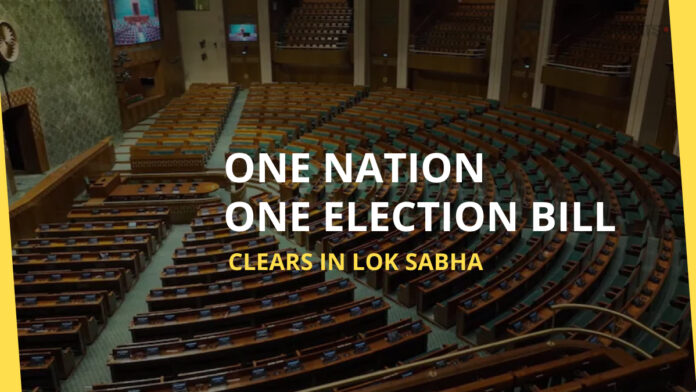 One Nation One Election Bill Gets Green Light in Lok Sabha Vote